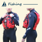 chaleco kumoc fishing rojo