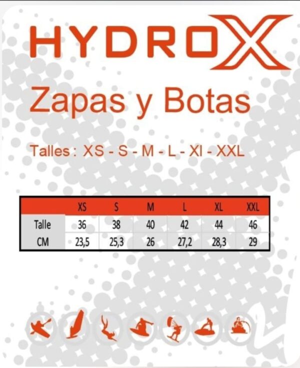 Talles de calzado
